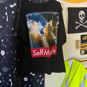 3XL Self Made Black Tee Shirt